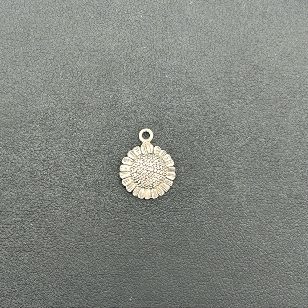 Sterling Silver Sunflower Pendant
